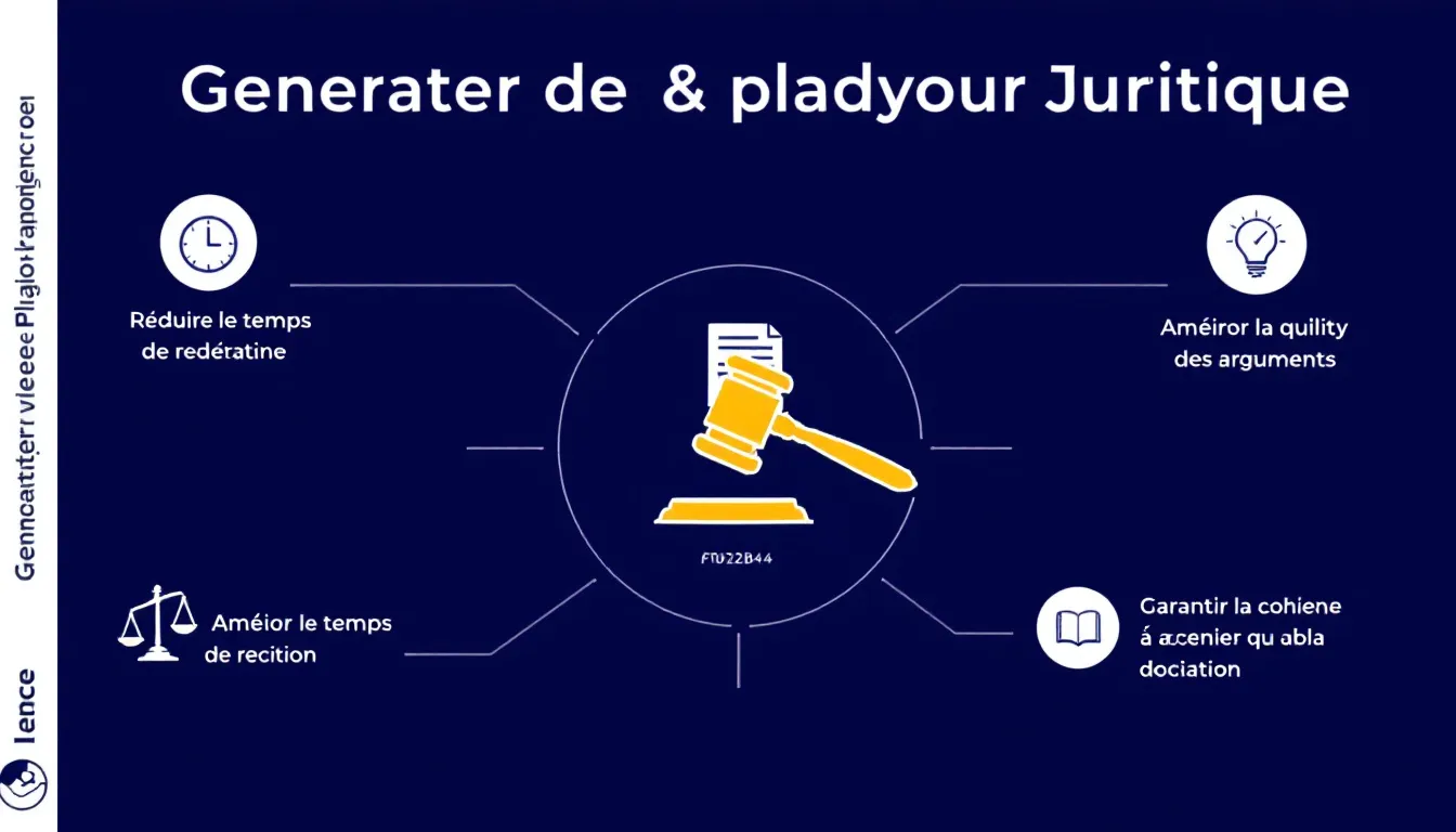 Optimisez votre pratique juridique avec notre Générateur de Plaidoyer Juridique - transformez vos arguments en plaidoiries persuasives en quelques clics.