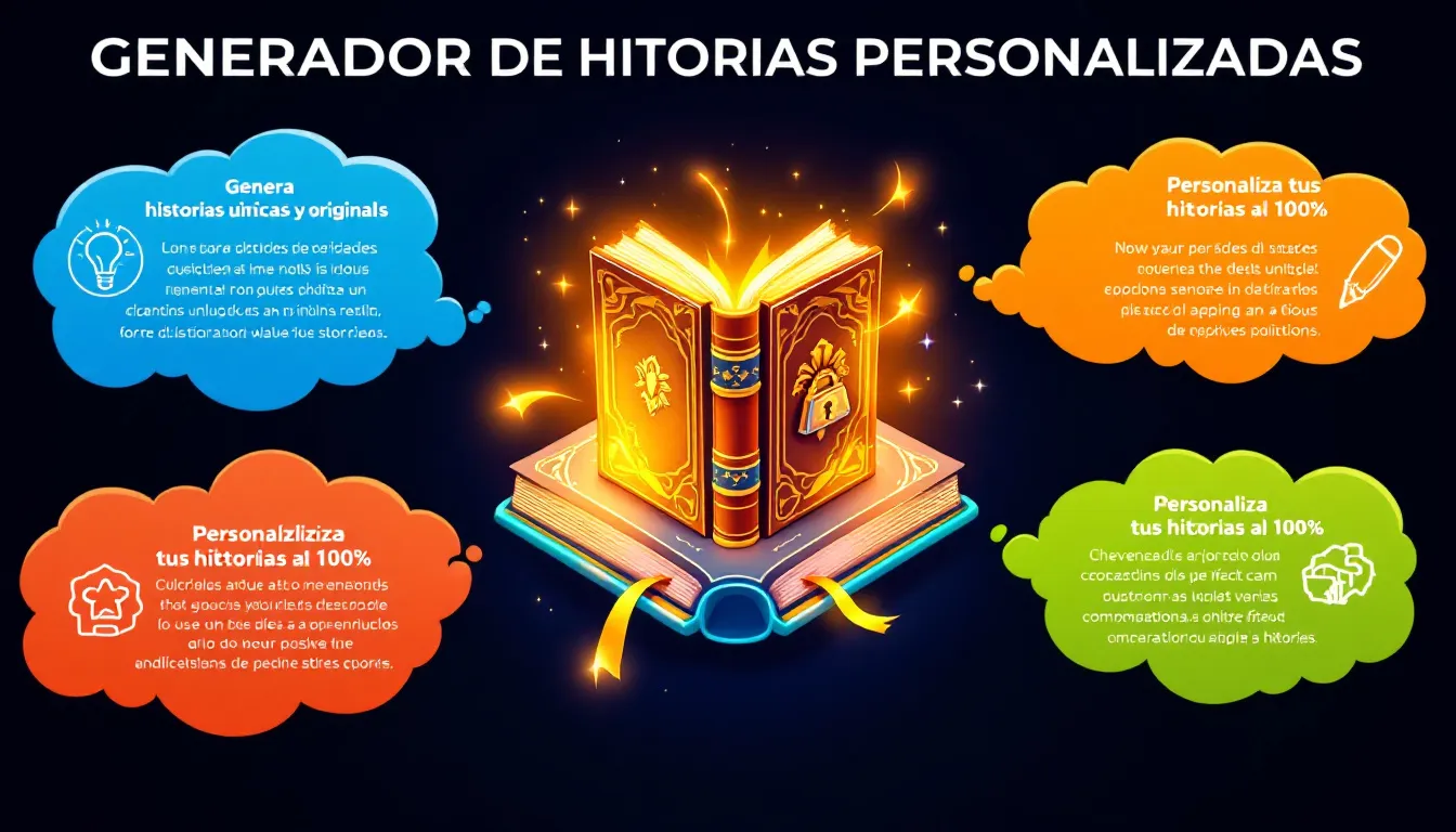 Desbloquea tu creatividad literaria con nuestro Generador de Historias Personalizadas - transforma tus ideas en relatos cautivadores en cuestión de minutos.