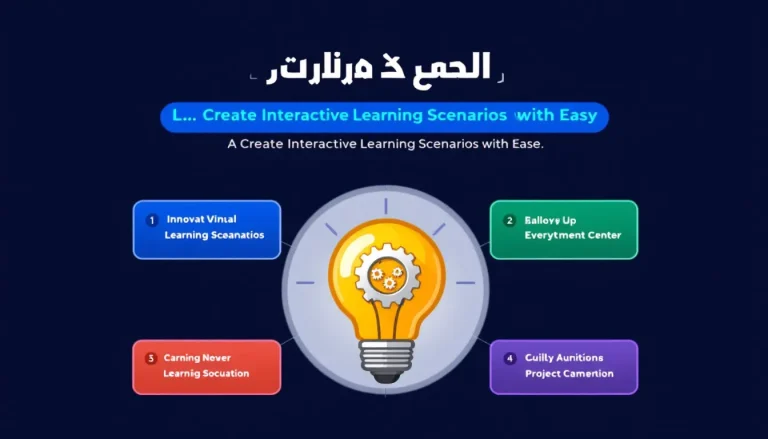 اكتشف قوة أداة إنشاء سيناريوهات التعلم التفاعلية - حول أهدافك التعليمية إلى تجارب تعلم جذابة وفعالة في دقائق.