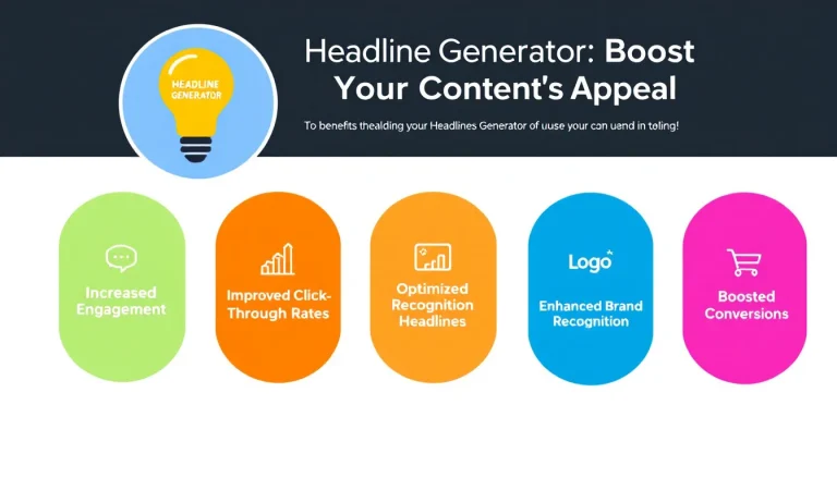 Elevate your content strategy with our Headline Generator tool - crafting compelling, SEO-friendly headlines that captivate readers and boost engagement.