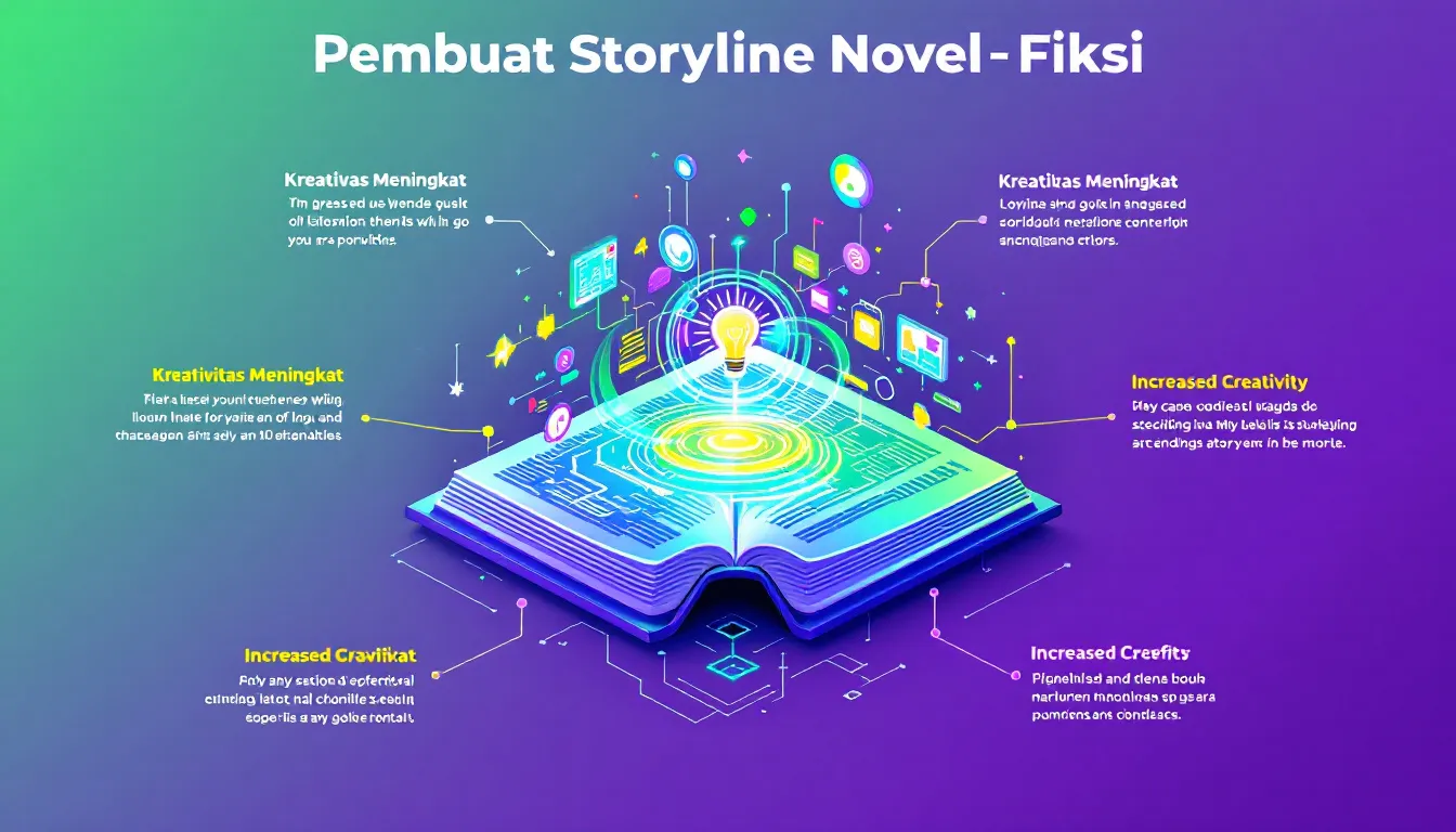 Atasi writer's block dan tingkatkan kreativitas Anda dengan Pembuat Storyline Novel Fiksi - alat inovatif untuk penulis pemula dan berpengalaman.