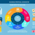 Unlock the power of data-driven business proposals with our comprehensive Business Proposal Generator infographic, guiding you through each crucial step of creating a winning pitch.