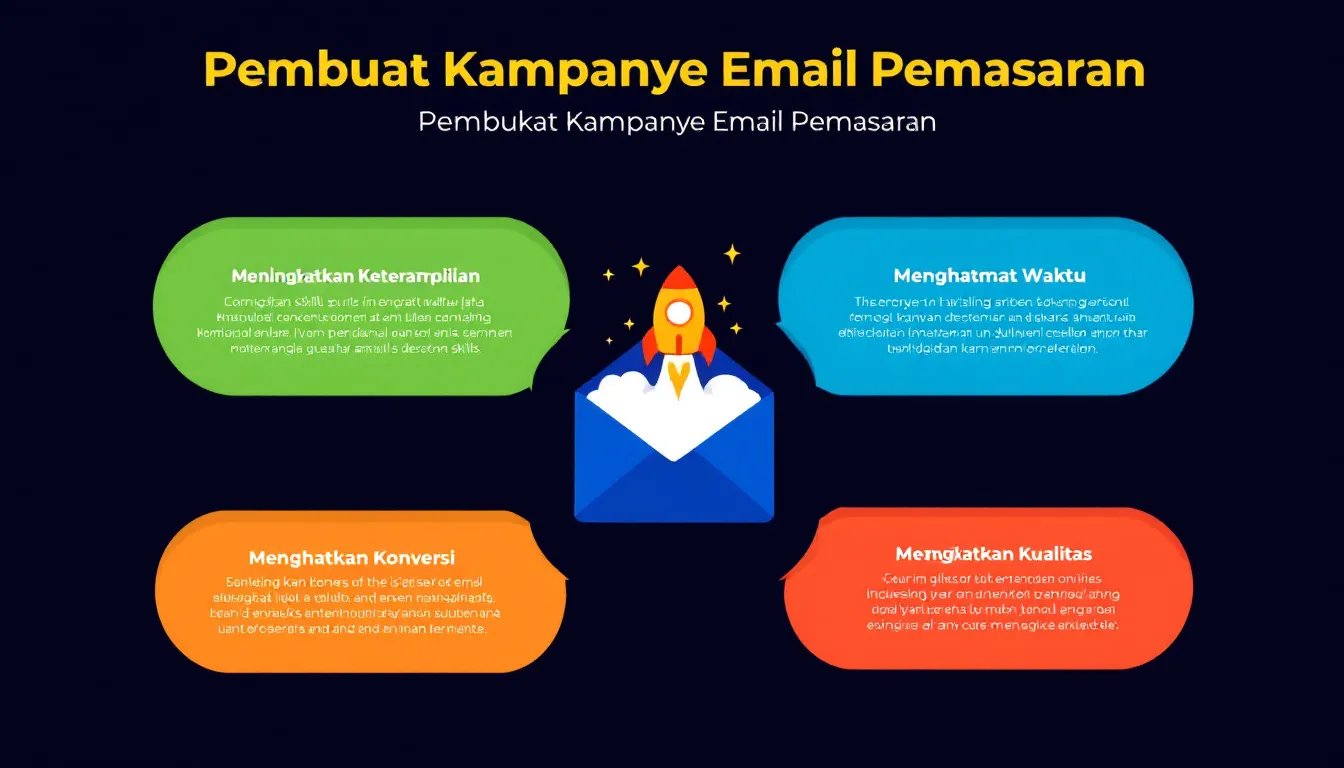 Optimalkan strategi email marketing Anda dengan Pembuat Kampanye Email Pemasaran - menciptakan kampanye yang menarik dan efektif dalam hitungan menit.