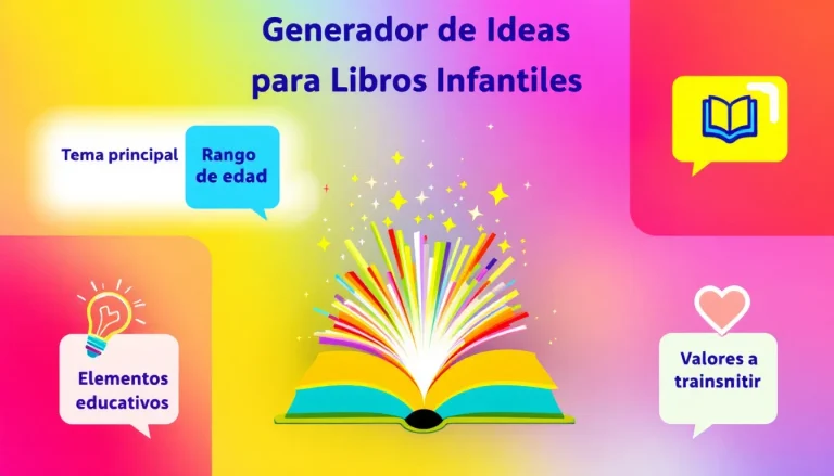 Despierta tu creatividad literaria con nuestro Generador de Ideas para Libros Infantiles - transformando conceptos educativos en historias cautivadoras en minutos.