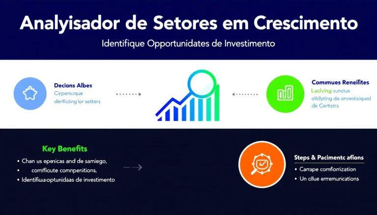 Descubra setores em rápido crescimento e oportunidades de investimento com nossa ferramenta avançada de análise de mercado.