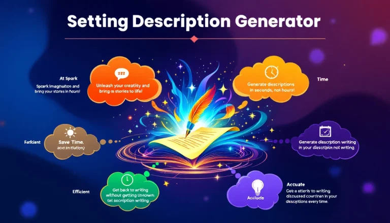 Elevate your creative writing with the Setting Description Generator - transforming basic inputs into vivid, immersive environments in seconds.