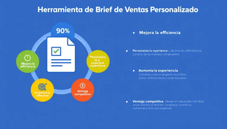 Optimiza tu estrategia de ventas con nuestra Herramienta de Brief de Ventas Personalizado: transforma datos clave en presentaciones persuasivas en minutos.