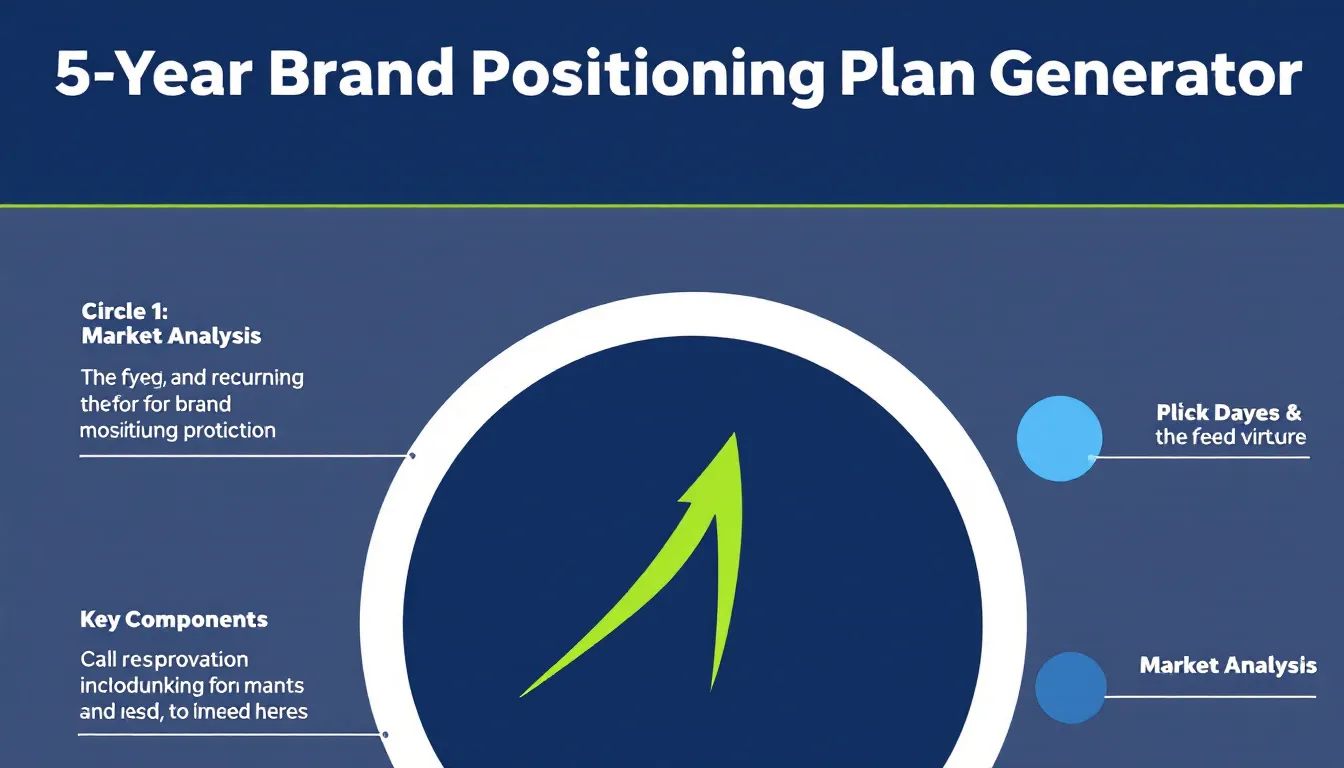 Transform your brand's future with our 5-Year Brand Positioning Plan Generator - your roadmap to strategic growth and market dominance.