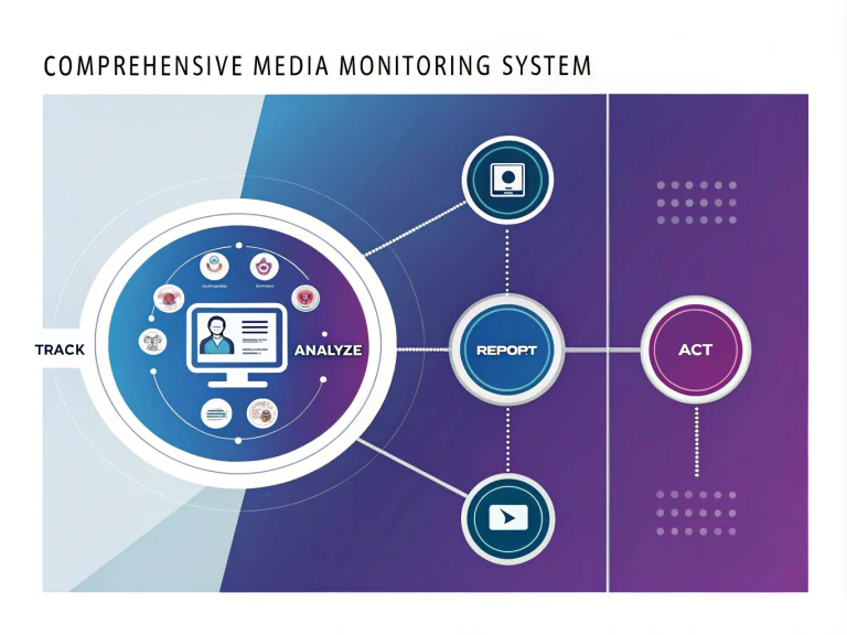 Transform your media monitoring strategy with our comprehensive system that seamlessly tracks, analyzes, and reports across multiple platforms for data-driven decision making.