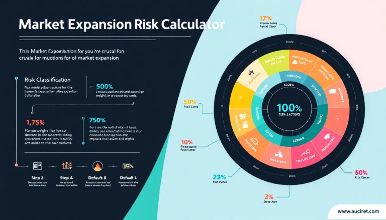 Evaluate your global business opportunities with precision using our Market Expansion Risk Calculator - a comprehensive tool that analyzes 10 critical risk factors to guide your international growth decisions.