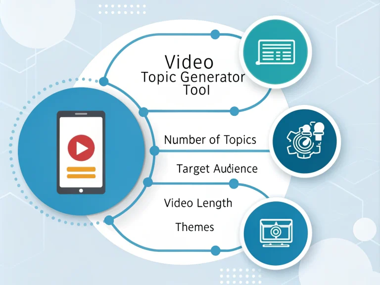 Transform your content creation process with our Video Topic Generator Tool - delivering engaging, audience-targeted video ideas in seconds for any platform or format.