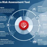 Comprehensive AI risk assessment tool helping businesses evaluate and quantify potential risks in AI implementation through eight key factors and industry-specific insights.