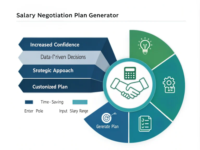 Transform your salary negotiations with our interactive Plan Generator - your personal guide to confidently securing better compensation through data-driven strategies.