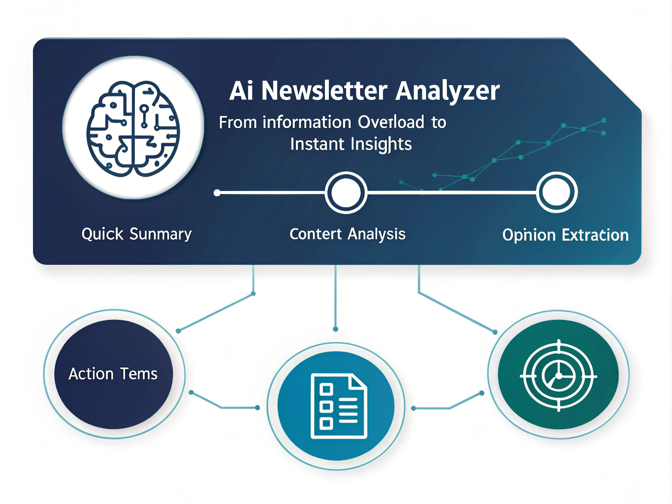 Transform lengthy newsletters into actionable insights with our AI-powered content analyzer - delivering comprehensive analysis in seconds.