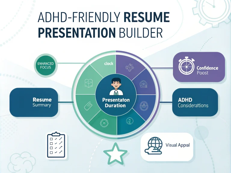 Transform your resume into an engaging, ADHD-friendly presentation with our innovative tool designed to boost interview success and maintain focus.