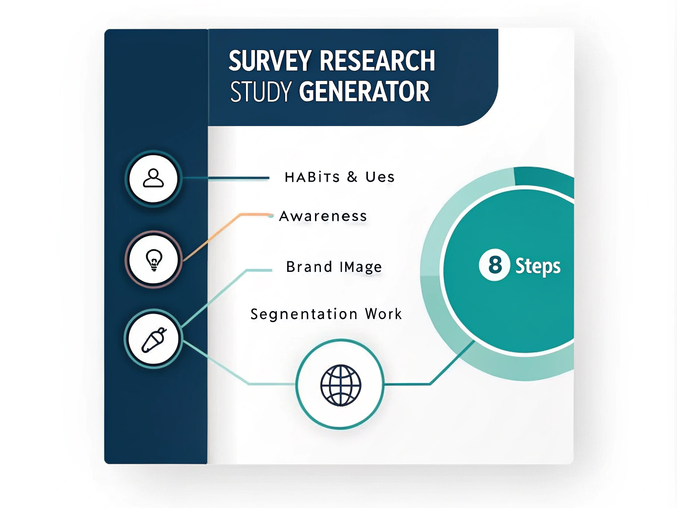 Transform your market research process with our Survey Research Study Generator - create comprehensive, professional survey outlines in minutes instead of hours.