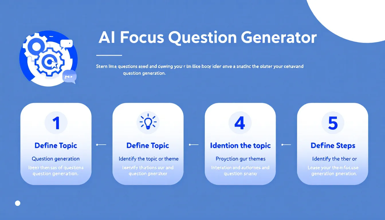 Transform your focus group research with our AI-powered Question Generator - creating expert-level discussion guides in minutes while ensuring comprehensive coverage of research objectives.