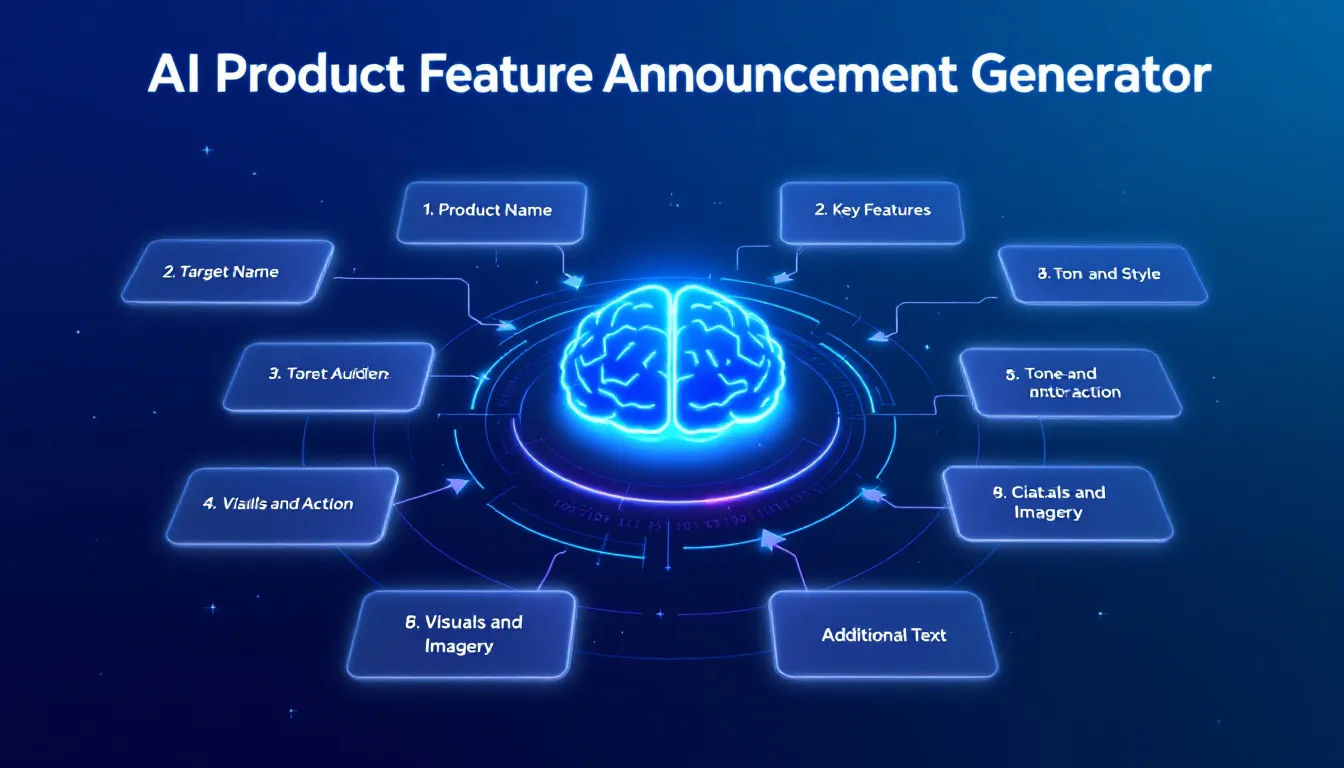 Transform your product communications with our AI Product Feature Announcement Generator - create compelling, professional announcements in seconds with intelligent content generation.