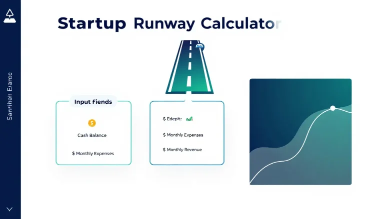 Master your startup's financial future with our Startup Runway Calculator - transforming complex financial data into clear, actionable insights about your company's sustainability.