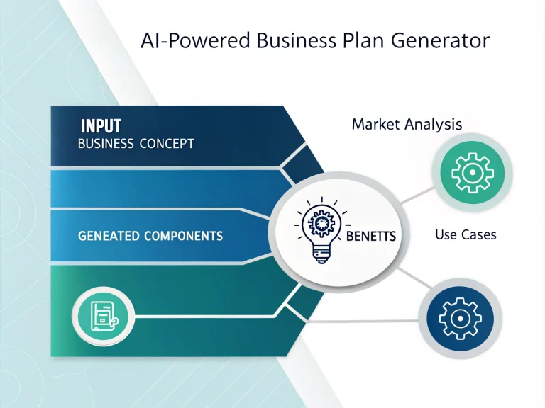 Transform your business idea into a comprehensive professional plan in minutes with our AI-powered Business Plan Generator - streamlining the path from concept to execution.