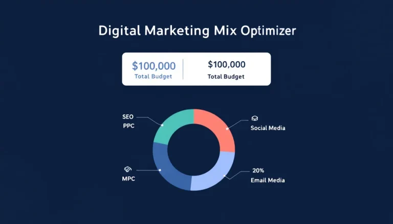 Transform your marketing budget allocation with the Digital Marketing Mix Optimizer - a data-driven tool that maximizes ROI across multiple channels through intelligent distribution of resources.