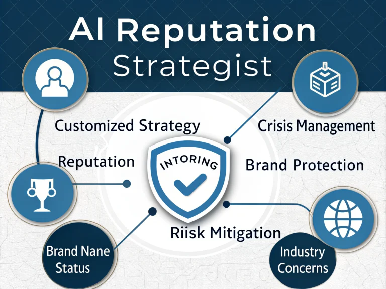 Transform your brand's reputation management with our AI Reputation Strategist - your automated guardian for building and maintaining a sterling corporate image.