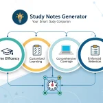 Transform your study routine with our intelligent Study Notes Generator - your personal academic assistant that creates customized study materials tailored to your learning style and exam needs.