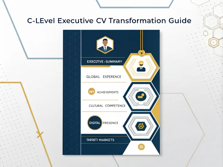 Transform your C-level executive CV from ordinary to extraordinary with our comprehensive guide to crafting a powerful, globally-focused professional narrative.