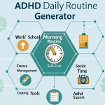 Transform your daily life with the ADHD Daily Routine Generator - a comprehensive tool that creates personalized, structured schedules tailored to your unique ADHD management needs.