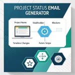 Streamline your project communications with the Professional Project Status Email Generator - transform detailed project updates into polished stakeholder emails in minutes.