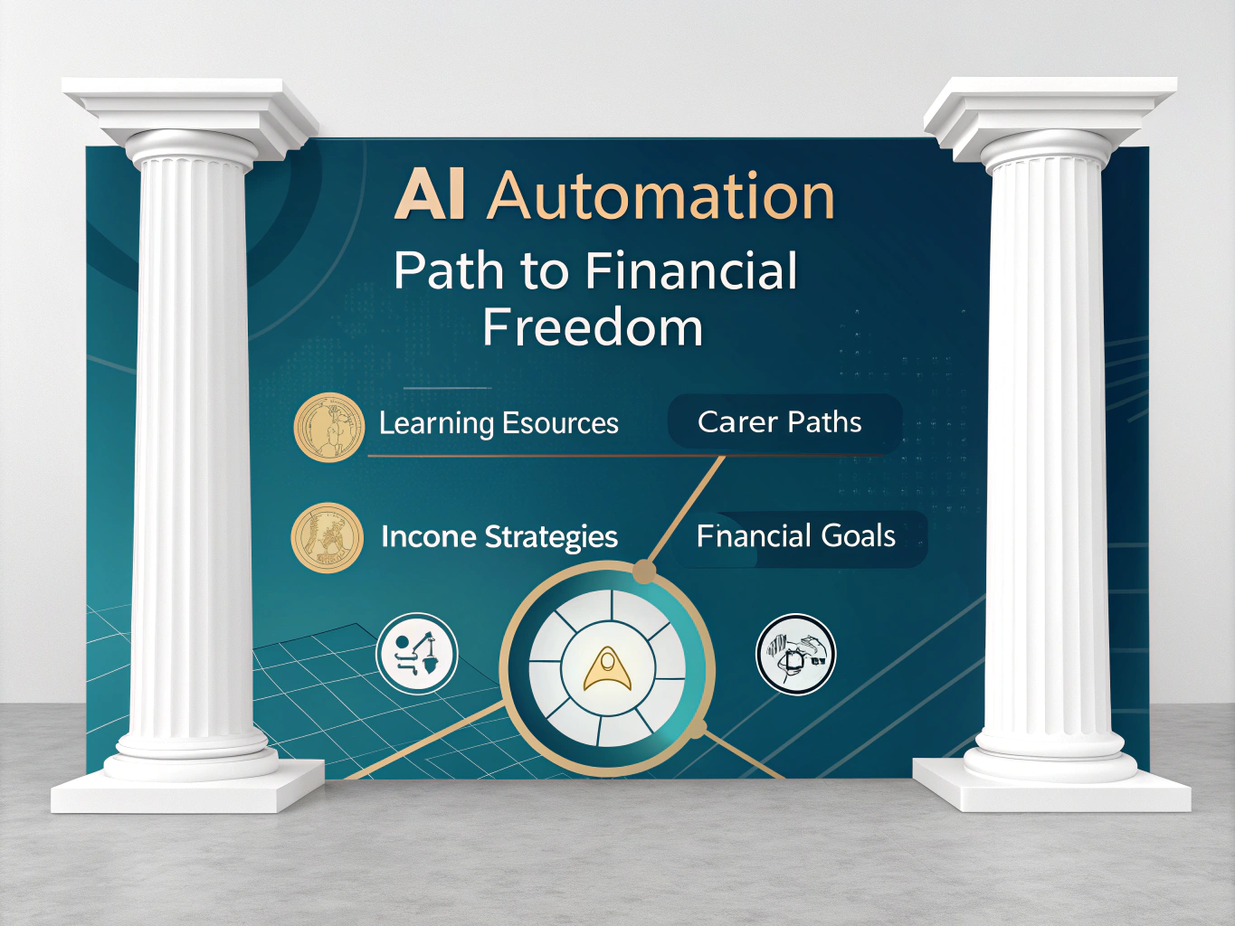 Discover how AI automation skills can pave your way to financial independence with this comprehensive visual guide to combining tech expertise with wealth-building strategies.