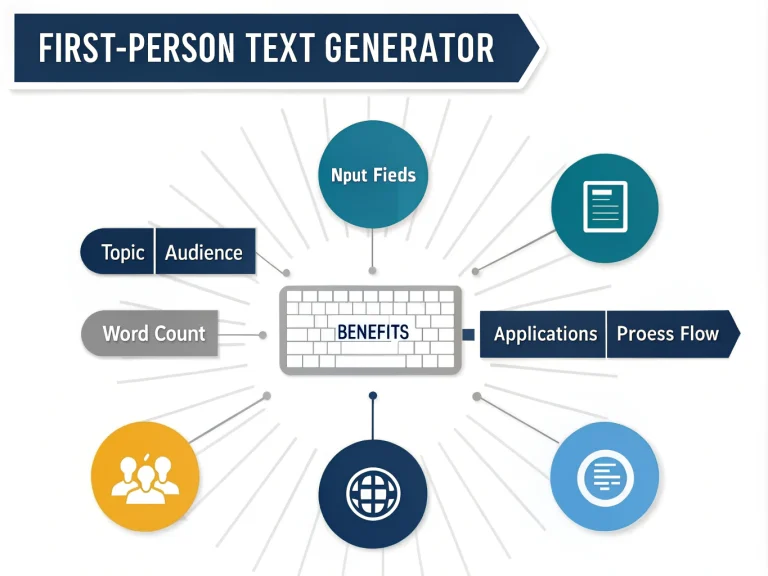 Transform your content creation process with our First-Person Text Generator - an innovative tool that turns your ideas into engaging, personalized narratives in seconds.