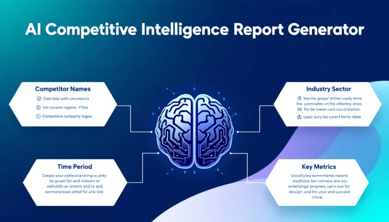 Transform your competitive analysis with our AI-powered intelligence tool that converts raw data into actionable market insights through automated, comprehensive reporting.