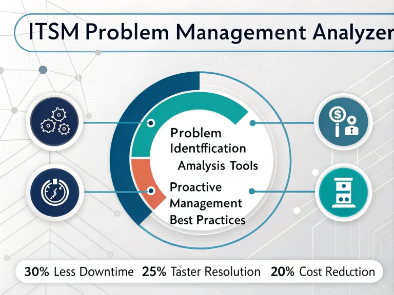 Transform your IT Service Management with our ITSM Problem Management Analyzer - the comprehensive tool that streamlines problem identification, analysis, and resolution for professional services firms.