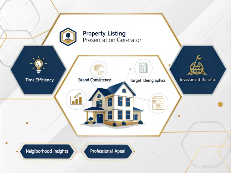 Transform your real estate listings with our AI-powered Property Listing Presentation Generator - creating compelling, professional property descriptions in minutes instead of hours.