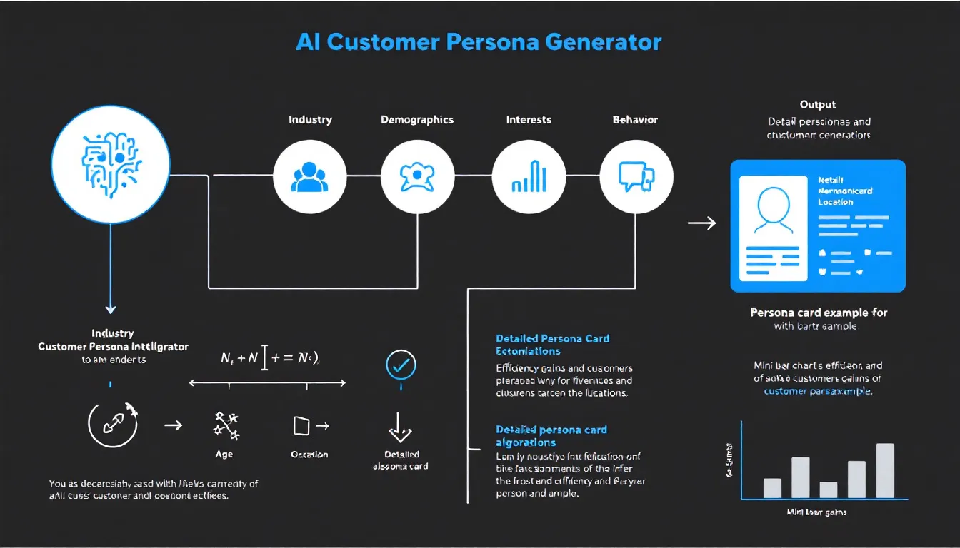 Transform your marketing strategy with our AI Customer Persona Generator - create detailed, data-driven customer profiles in minutes instead of weeks.