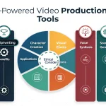 Discover how AI is revolutionizing video production with smart tools that enhance storytelling across scriptwriting, character creation, visual effects, voice synthesis, and scene generation.