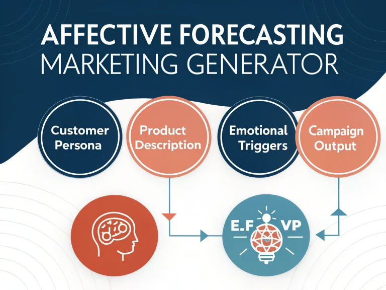 Transform your marketing strategy with AI-powered emotional intelligence - our Affective Forecasting Marketing Generator creates campaigns that connect with customers on a deeper level.