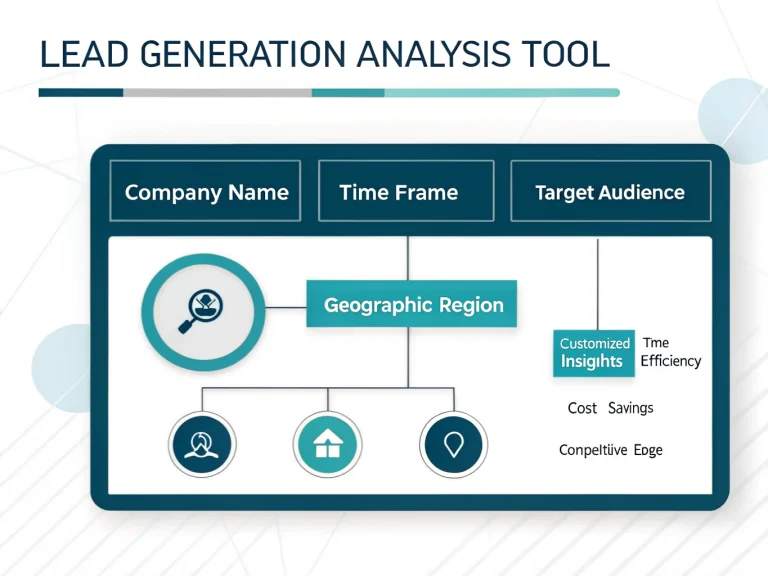 Transform your lead generation strategy with our comprehensive Analysis Tool - delivering data-driven insights customized to your business needs and target audience.