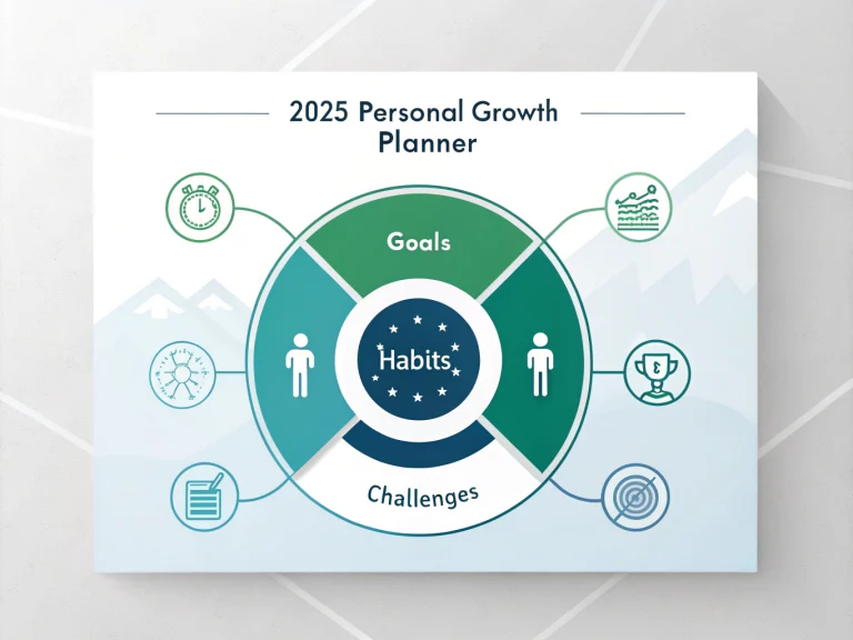 Transform your 2025 aspirations into achievable goals with our comprehensive Personal Growth Planner - your roadmap to sustainable success through scientifically-backed strategies and customized action plans.