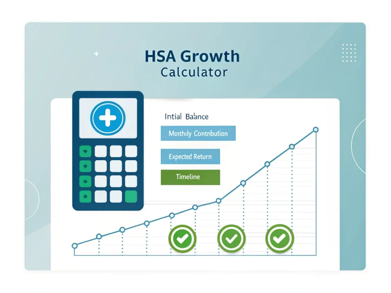 Visualize your HSA's potential growth with our interactive calculator - transform your healthcare savings into a powerful investment tool for your future.