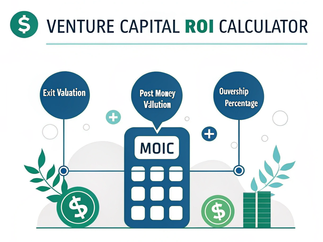 Master your venture capital investments with our MOIC Calculator - instantly project and analyze potential returns with this comprehensive ROI visualization tool.