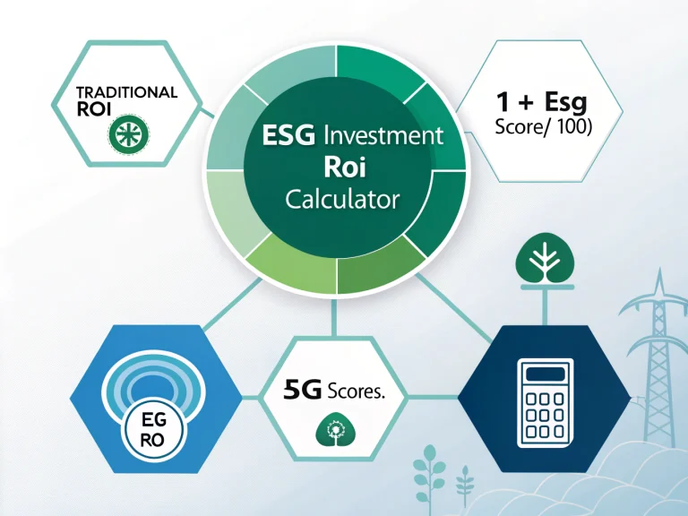 Transform your investment analysis with our ESG Investment ROI Calculator - combining traditional returns with sustainability metrics for comprehensive portfolio evaluation.