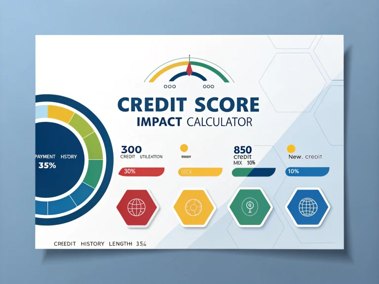 Visualize and understand how different financial decisions impact your credit score with our interactive FICO Score Impact Calculator infographic.