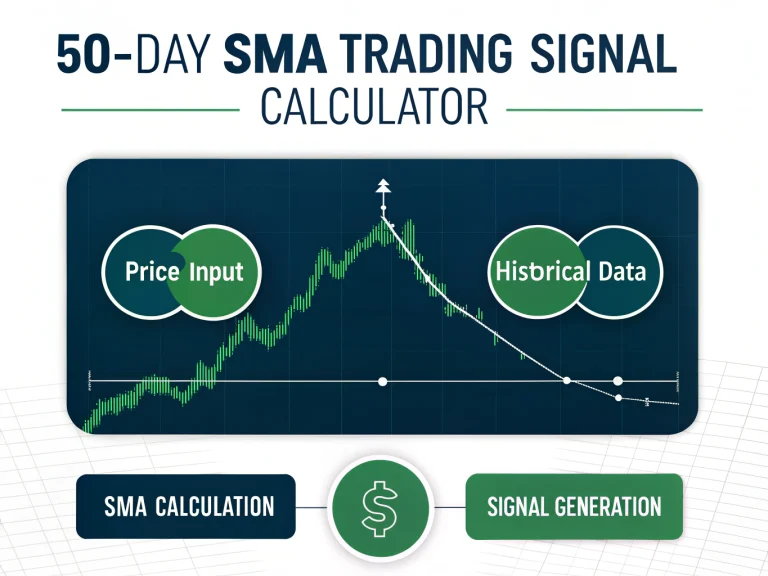 Master technical analysis with our intuitive 50-Day SMA Calculator - transforming complex market data into clear trading signals instantly.